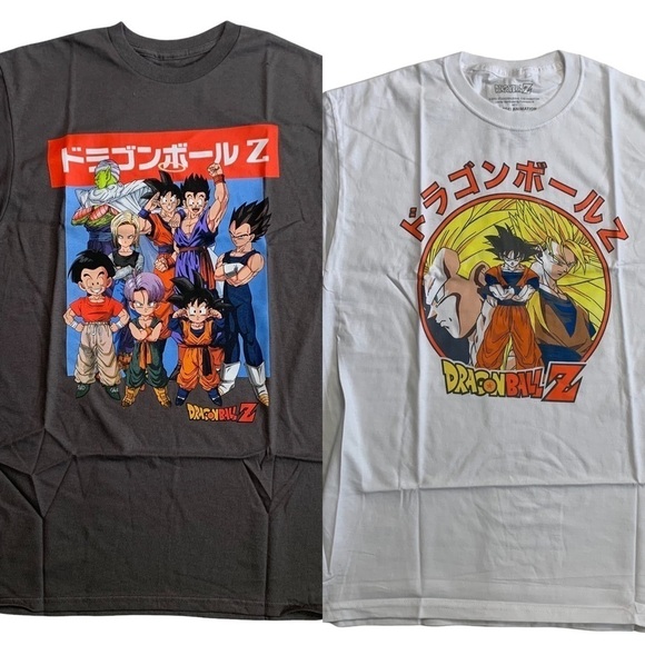 Dragon Ball Z Other - Draconball Z Brand New 2 T-shirt Bundle Size Medium 38/40 100% Cotton
